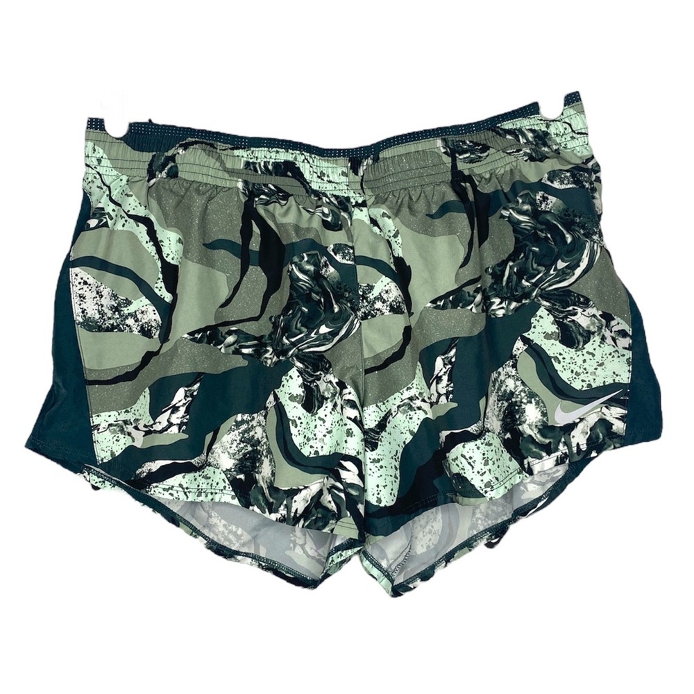 NWOT Nike Dri-Fit Green Camo Tempo Athletic Shorts